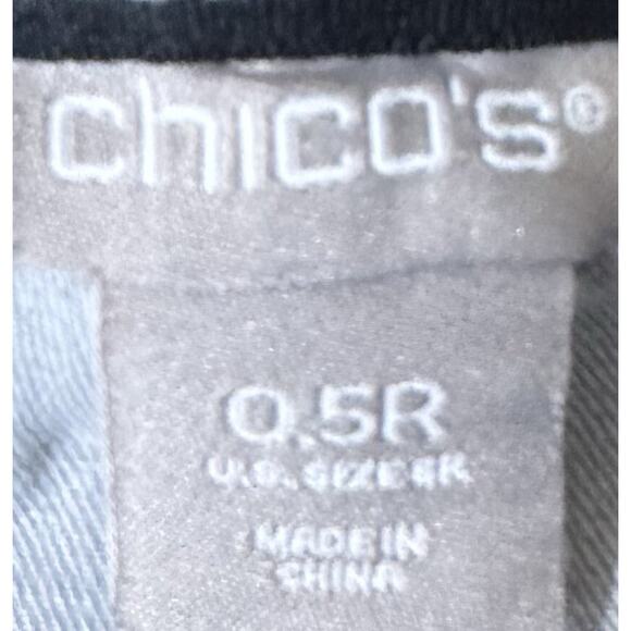 Chicos Women’s Gray So Lifting Slimming Skinny‎ Jeans Size 0.5R - Picture 5 of 8